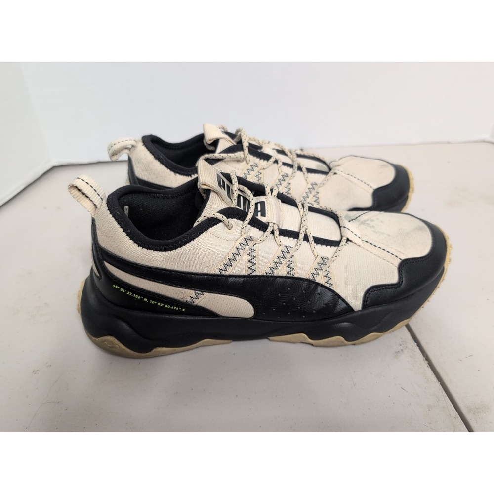 Puma Ember Trail Tapioca Black/Off White Men's 9 Walking, Hiking 193130-06 - Picture 3 of 5